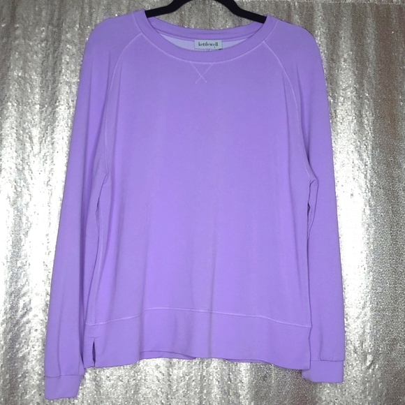Kettlewell Sweaters - Kettlewell EUC L Super Soft Crew Neck Sweater Lavender (Summer)